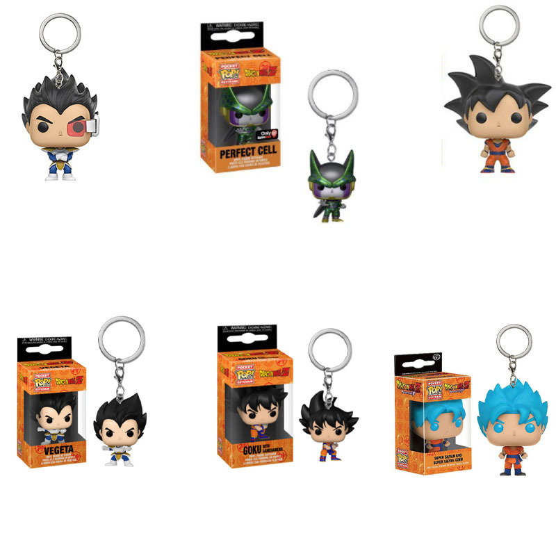 Model Kit Dragon Ball - Chaveiro Funko Dragon Ball Goku Vegeta,