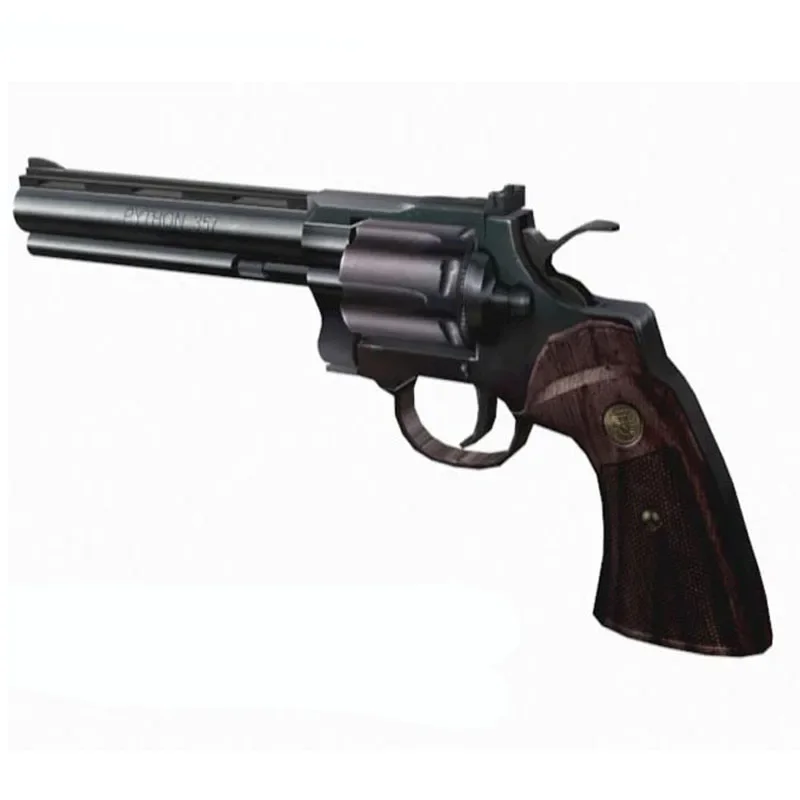 Model Kit Revolver - Modelo de Papel 3D de Revólver