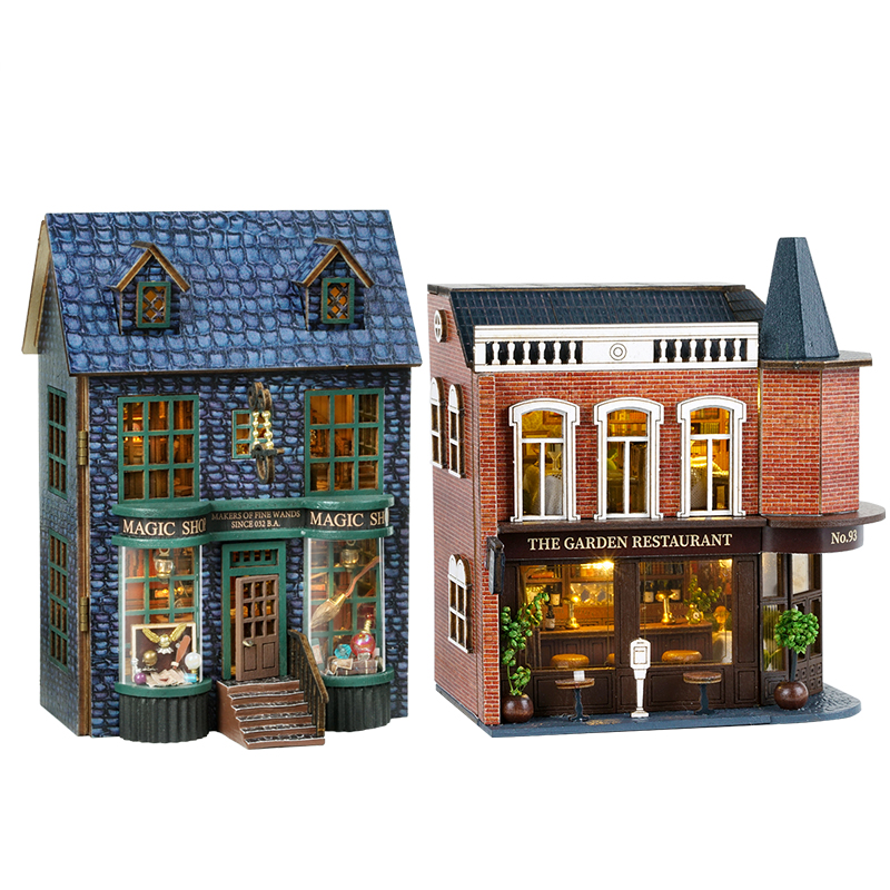 Model Kit Japan Shop - Diy kit de modelo em miniatura