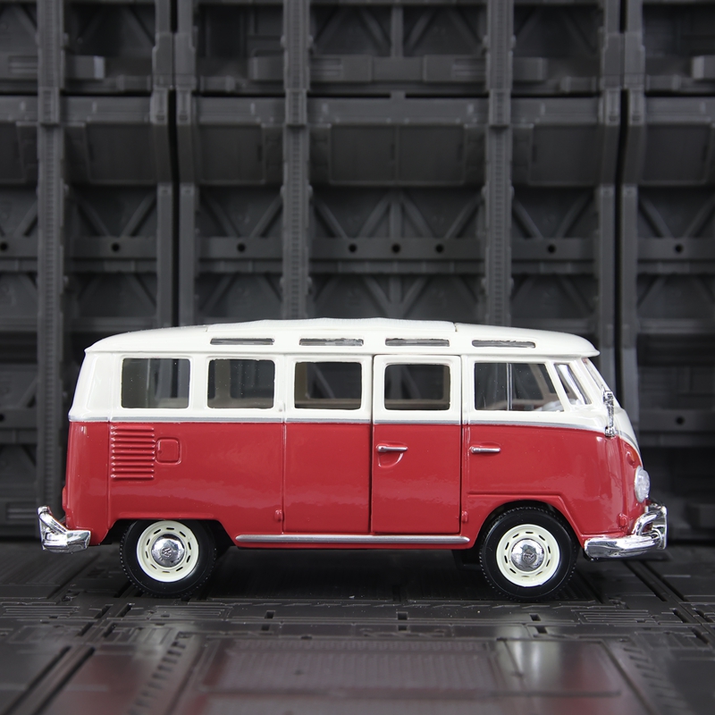 Model Kit Volkswagen - Maisto 1:25 Simulação Volkswagen Van Samba,