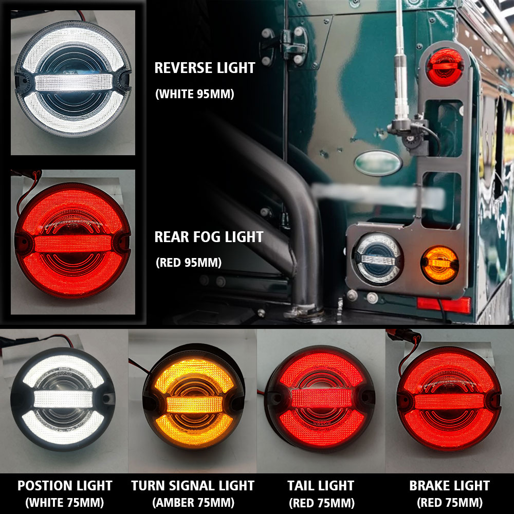 Model Kit Land Rover - 10 peças led kits completos atualizados