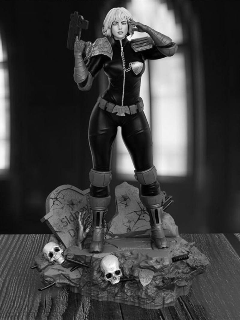 Model Kit Judge - Kit de modelo de figura de