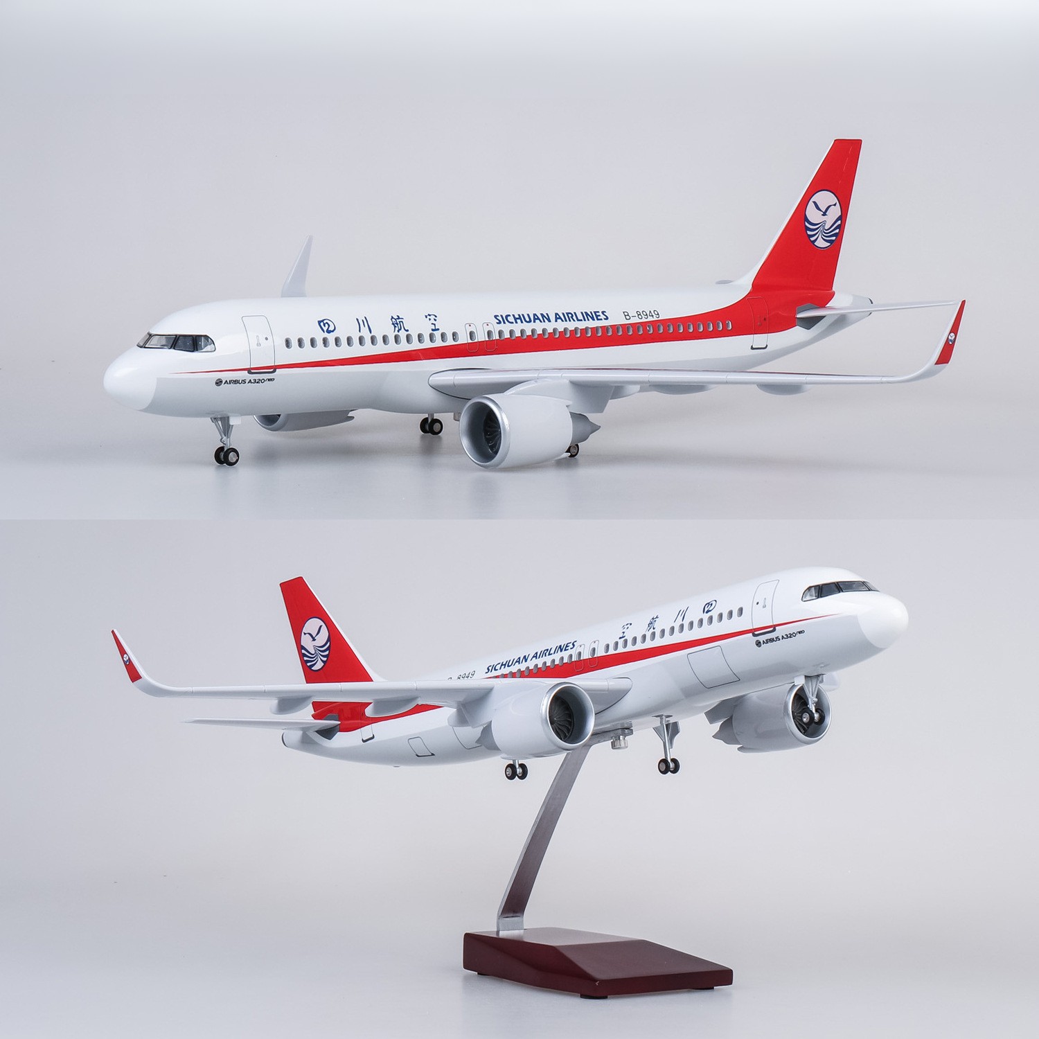 Model Kit Plane - Modelo de avião em resina fundida