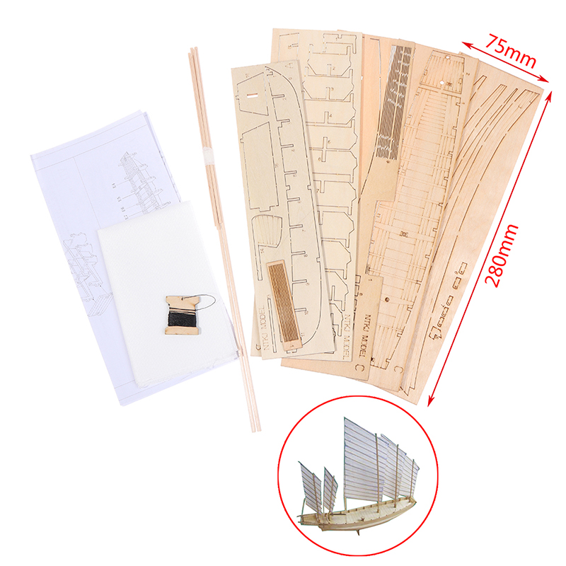 Handmade antigo navio de madei - Model Kit Yacht avaliação e preço