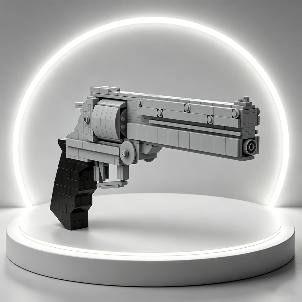 Blocos de Montar MOC: Modelo d - Model Kit Revolver avaliação e preço