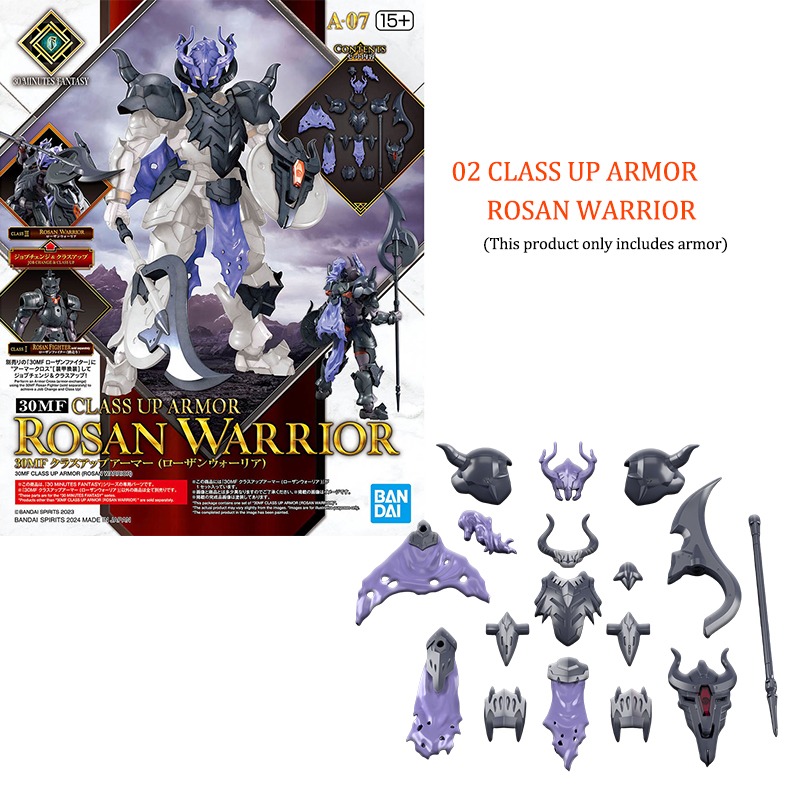 Original Bandai 30MF Rosan Fig - Model Kit Japan Shop avaliação e preço