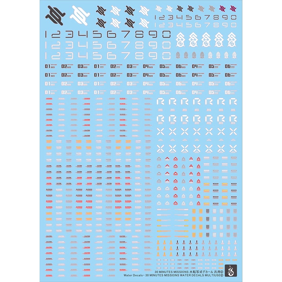 Adesivos de água fluorescentes - Model Kit Water Decal avaliação e preço