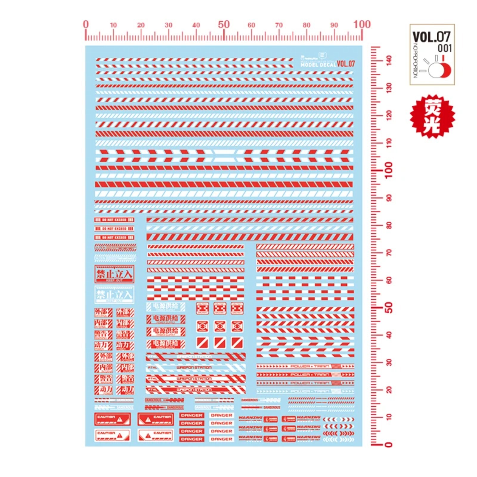 Hobby mio VOL7-001 ~ 003 fluor - Model Kit Water Decal avaliação e preço