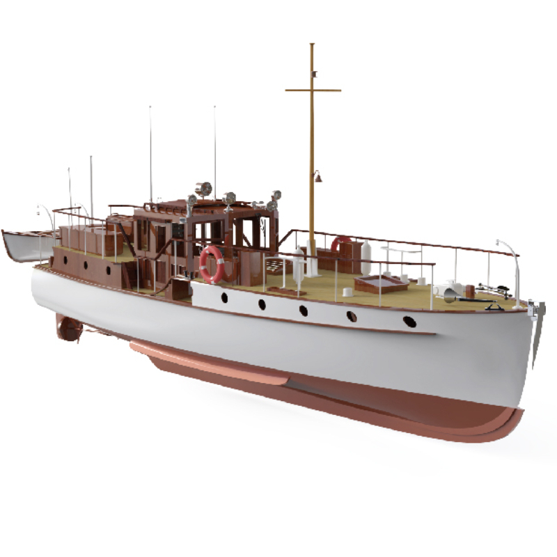 Barco De Controle Remoto 880mm - Model Kit Yacht avaliação e preço