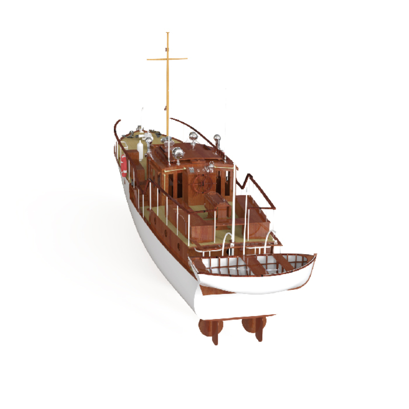 Barco De Controle Remoto 880mm - Model Kit Yacht avaliação e preço