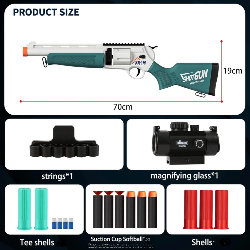 Revólver de Brinquedo com Bala - Model Kit Revolver avaliação e preço