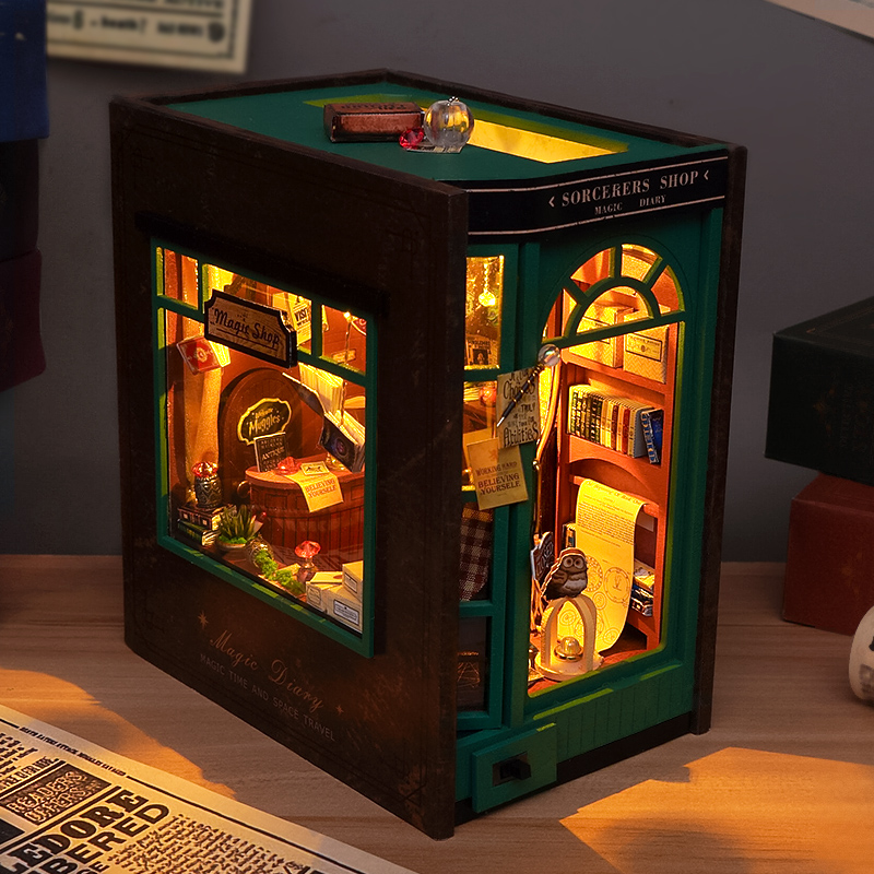 Diy livro nook inserção pratel - Model Kit Japan Shop avaliação e preço